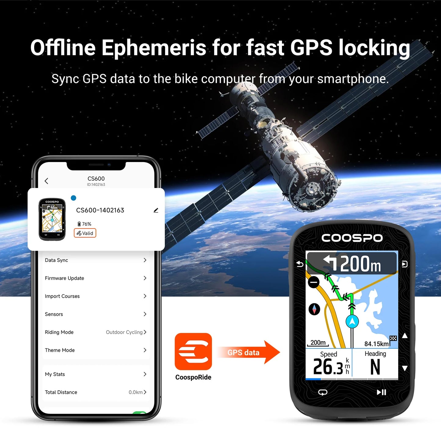 GPS Coospo CS600